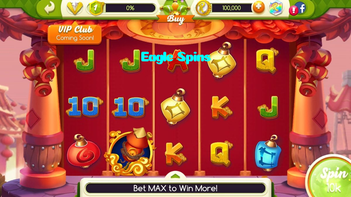 Eagle Spins casino presented on mobile device in Pakistan with slots and live games