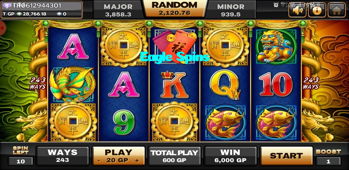 available types of Eagle Spins bet including pre-match live express and system bets